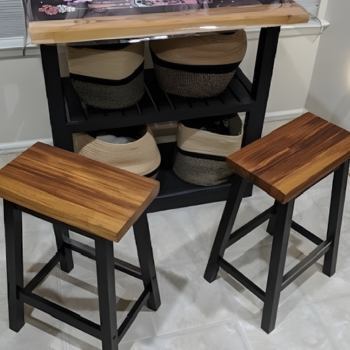 wooden stool